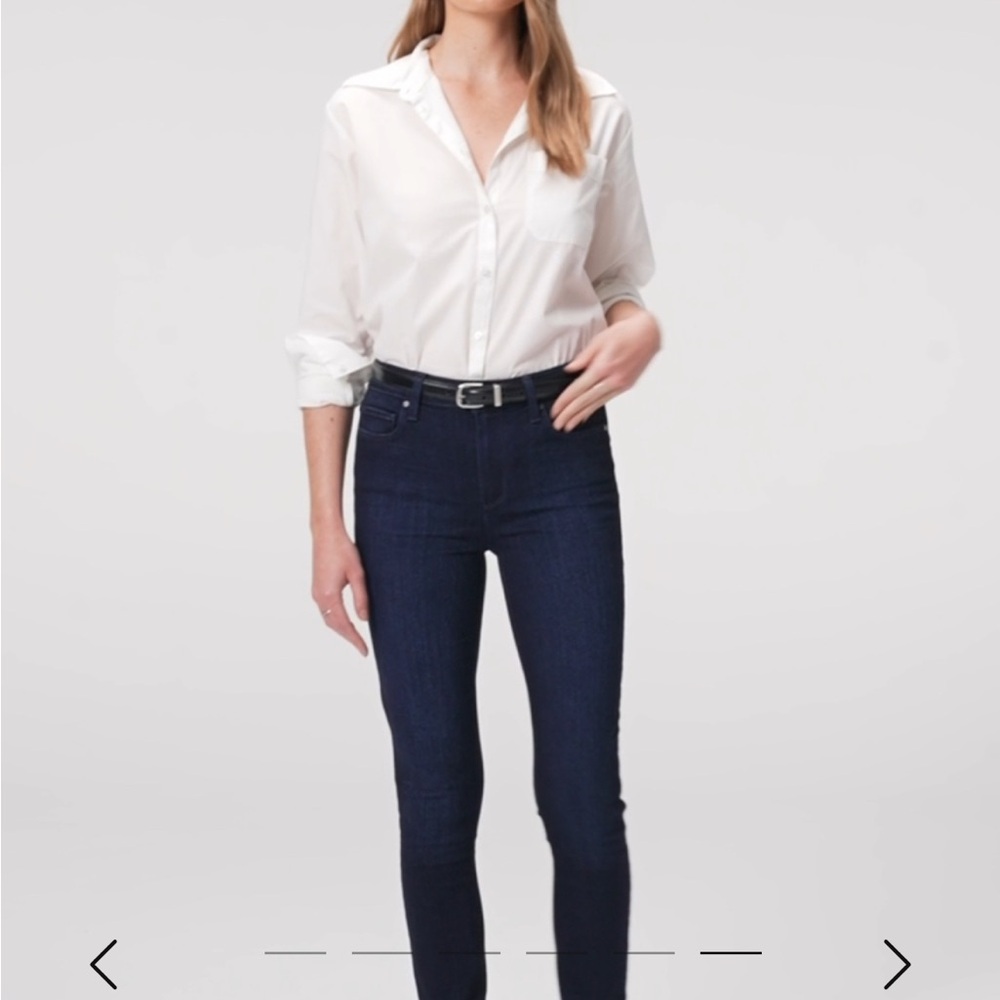 PAIGE Hoxton Ankle Jeans in Lana Wash - Size 30